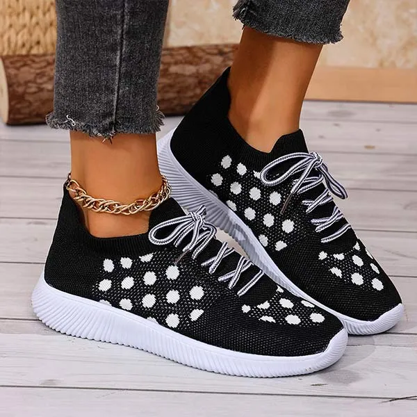 Women's Casual Lace-Up Front Sneakers 29218861C