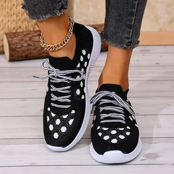 Women's Casual Lace-Up Front Sneakers 29218861C