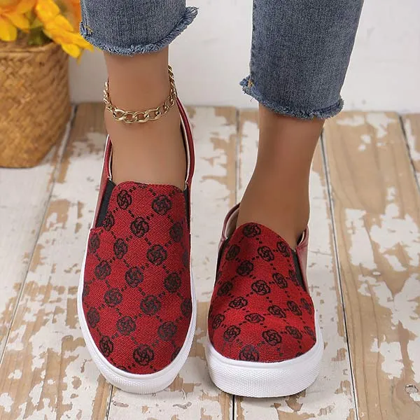 Women's Round Toe Casual Shoes 40663690C