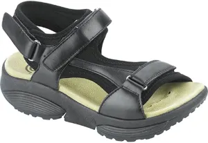 Xsensible Men's Phobos Stretch Walker Sandals- Black